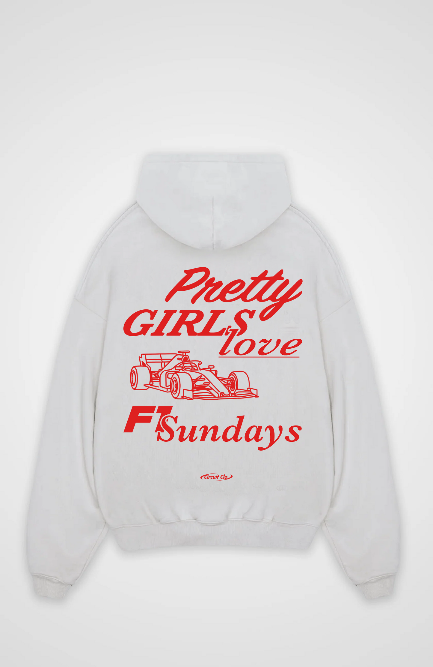 Pretty Girls love F1 Sundays Oversized Hoodie