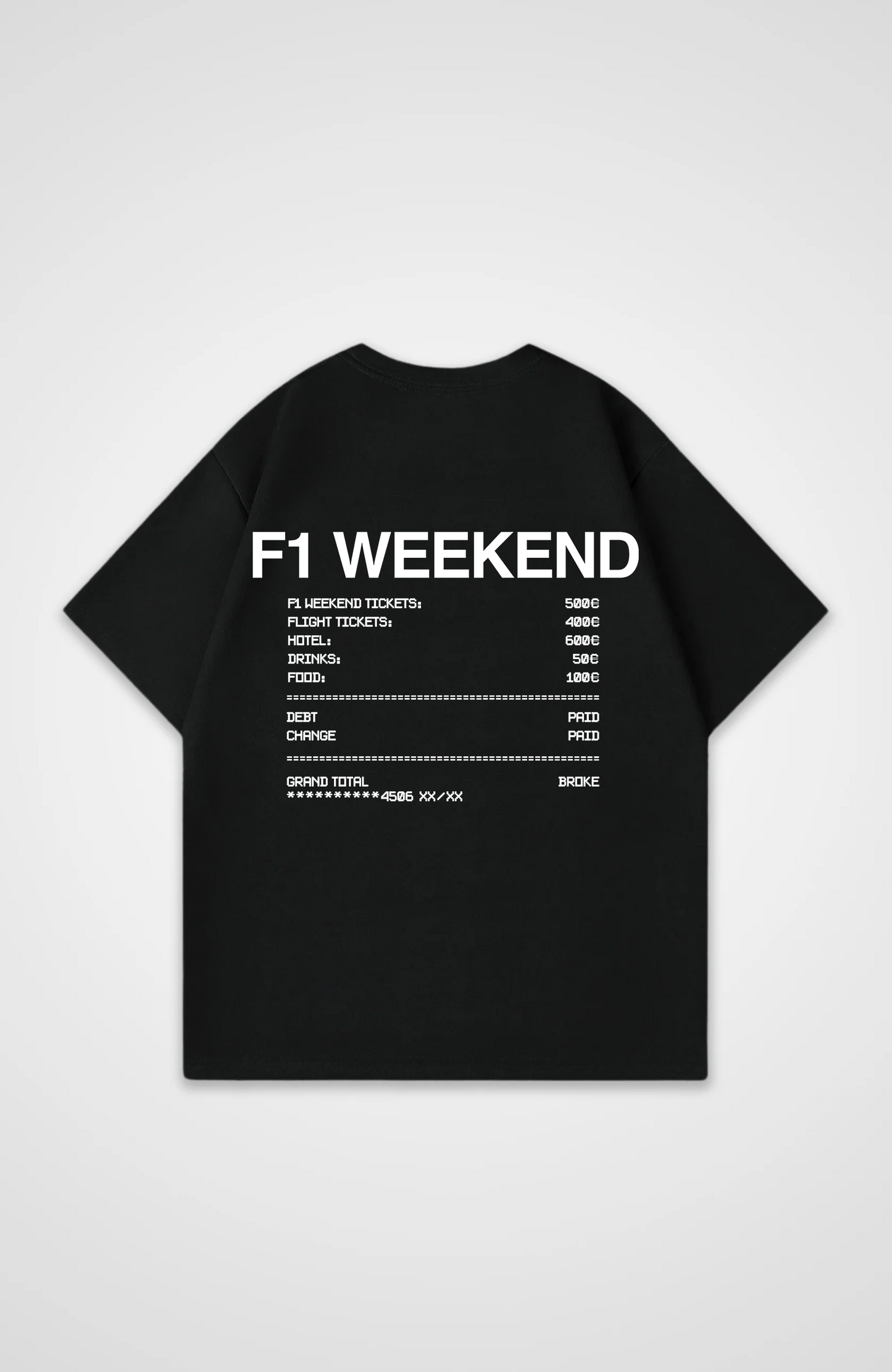 F1 Weekend Oversized Shirt