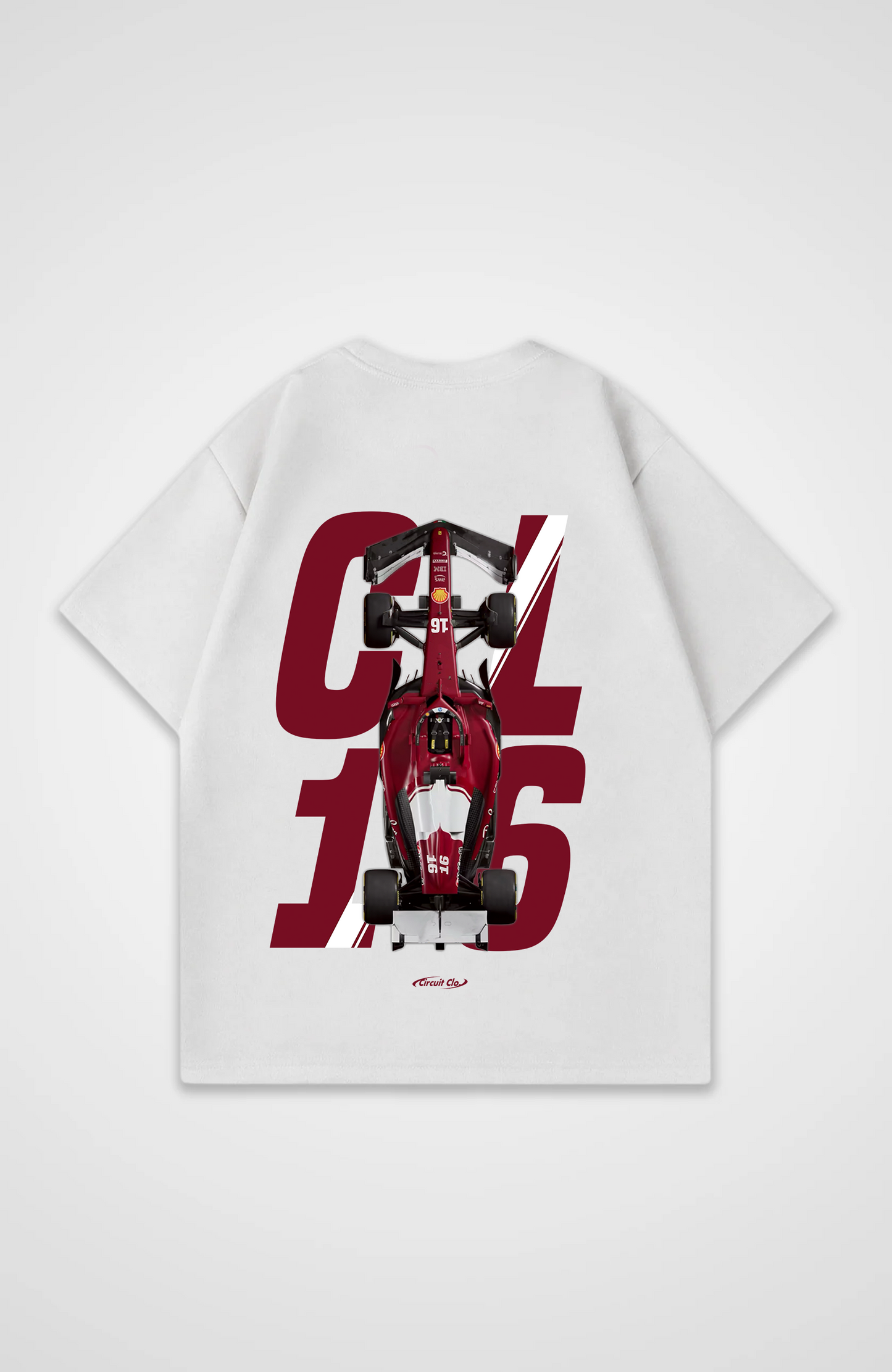 Charles Leclerc F1 Merch Oversized Shirt