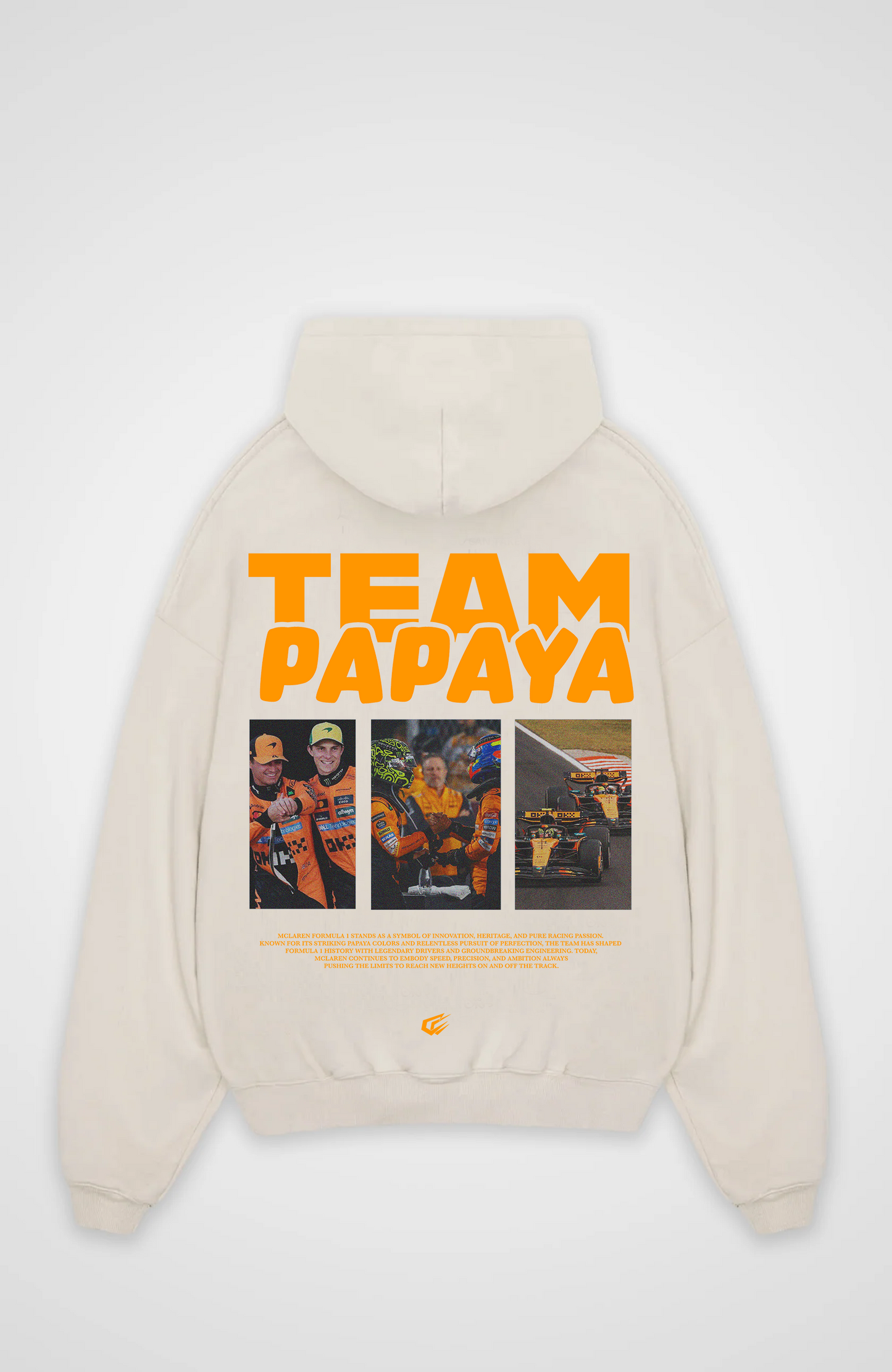 Team Papaya Oversized Hoodie