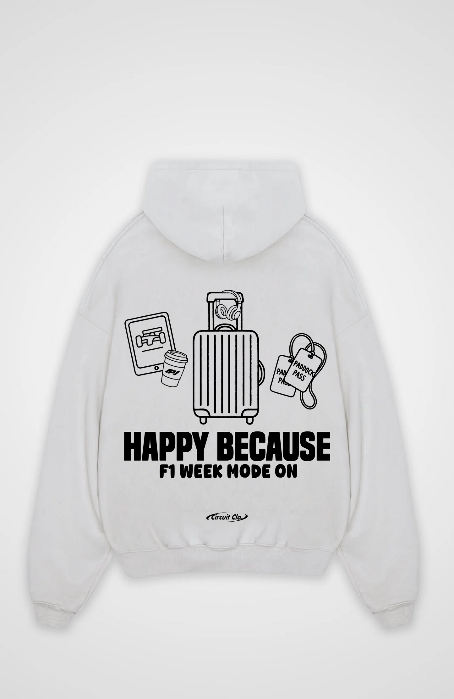 F1 mode on Oversized Hoodie