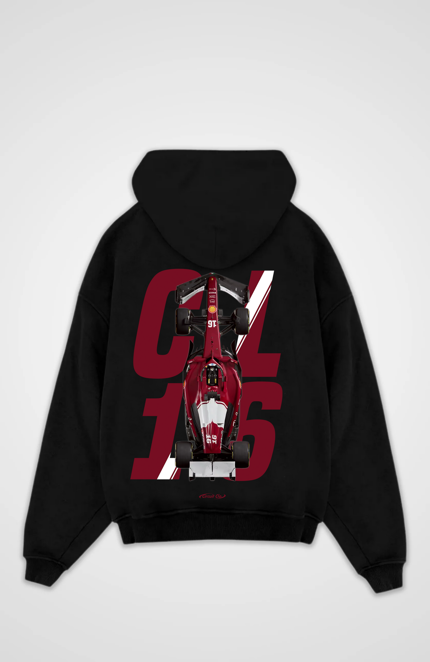 Charles Leclerc F1 Merch Oversized Hoodie