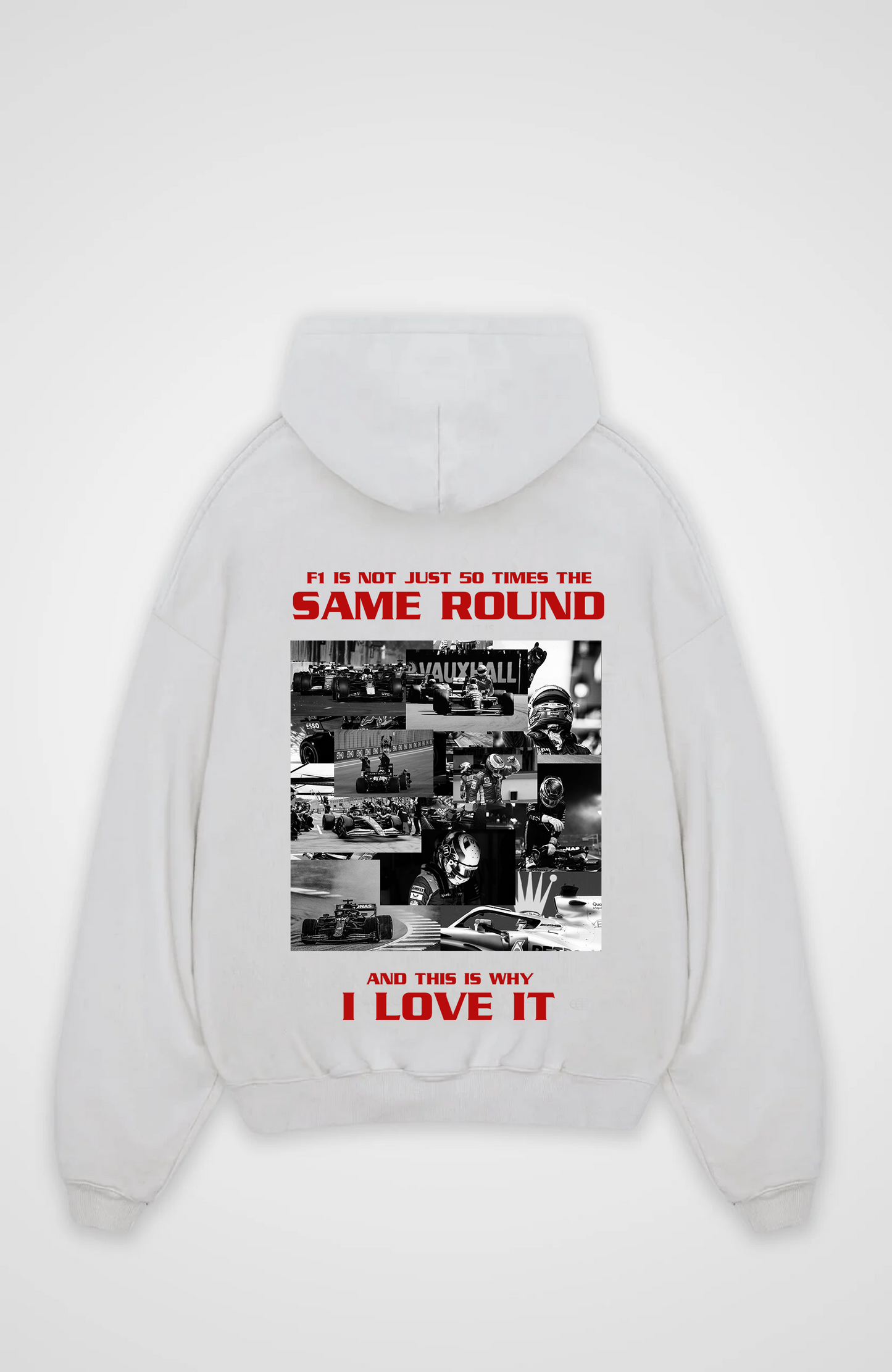 50 Times the same Round Oversized Hoodie