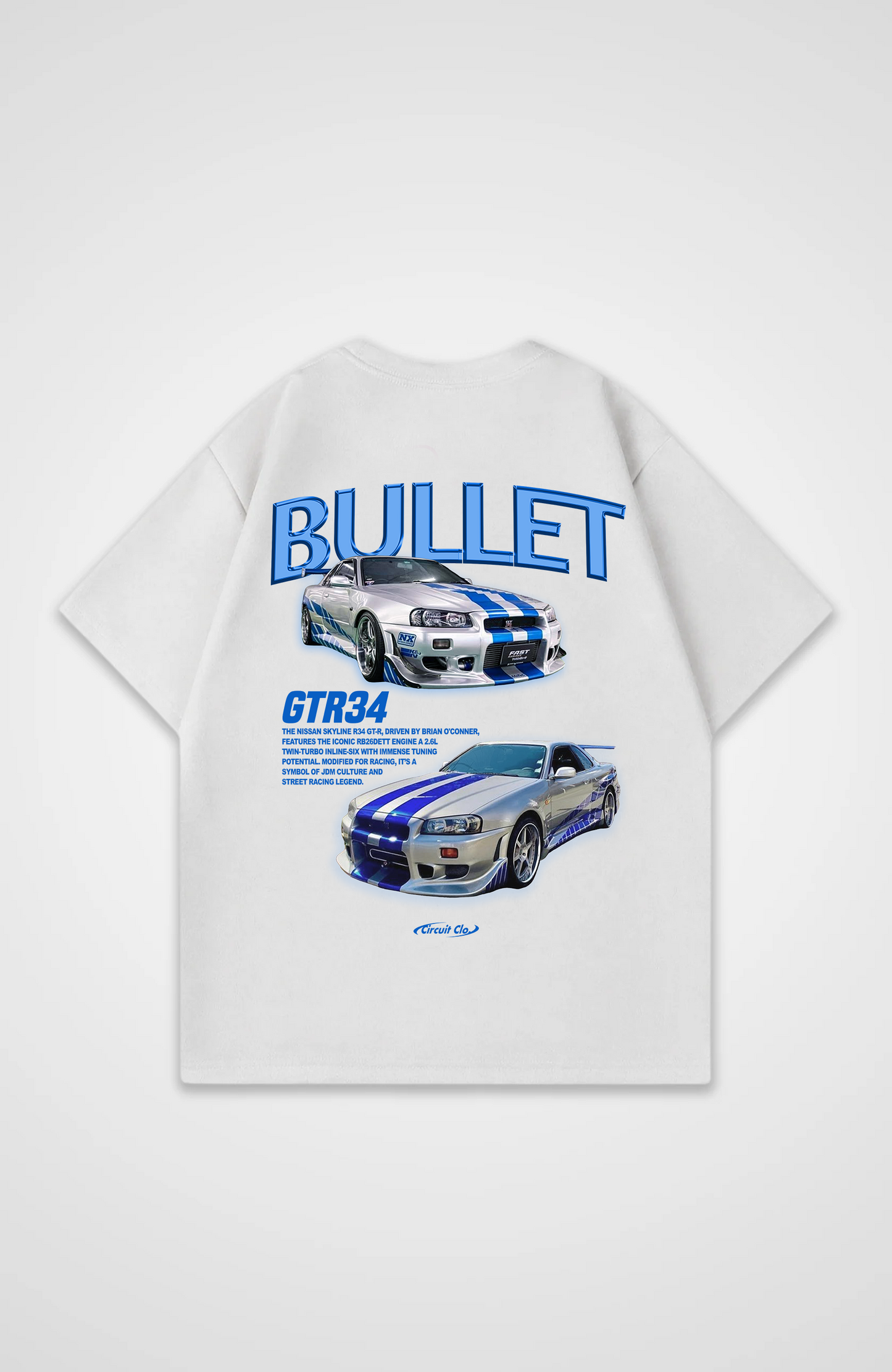 Bullet GTR34 Oversized Shirt