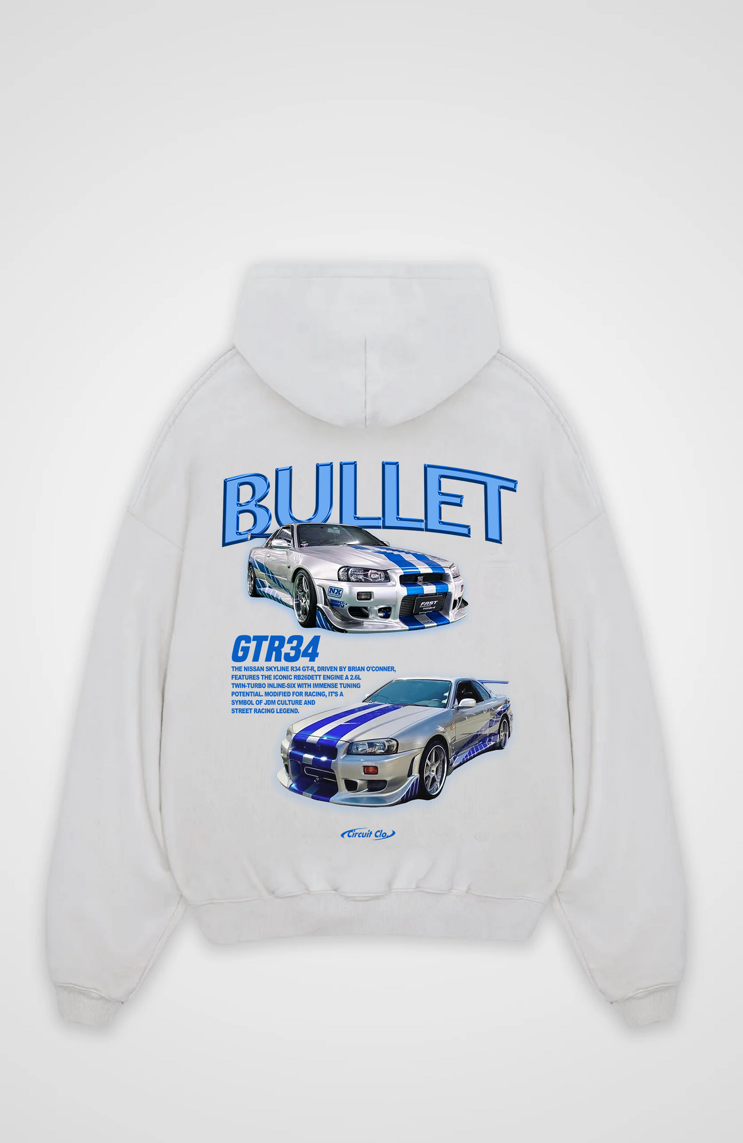 Bullet GTR34 Oversized Hoodie