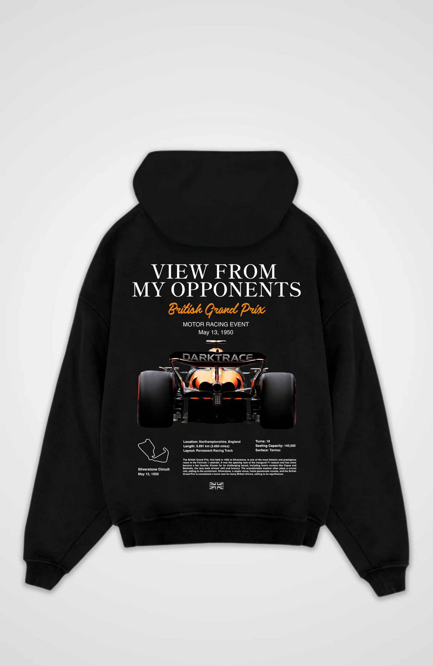 view from my opponent Oversized Hoodie