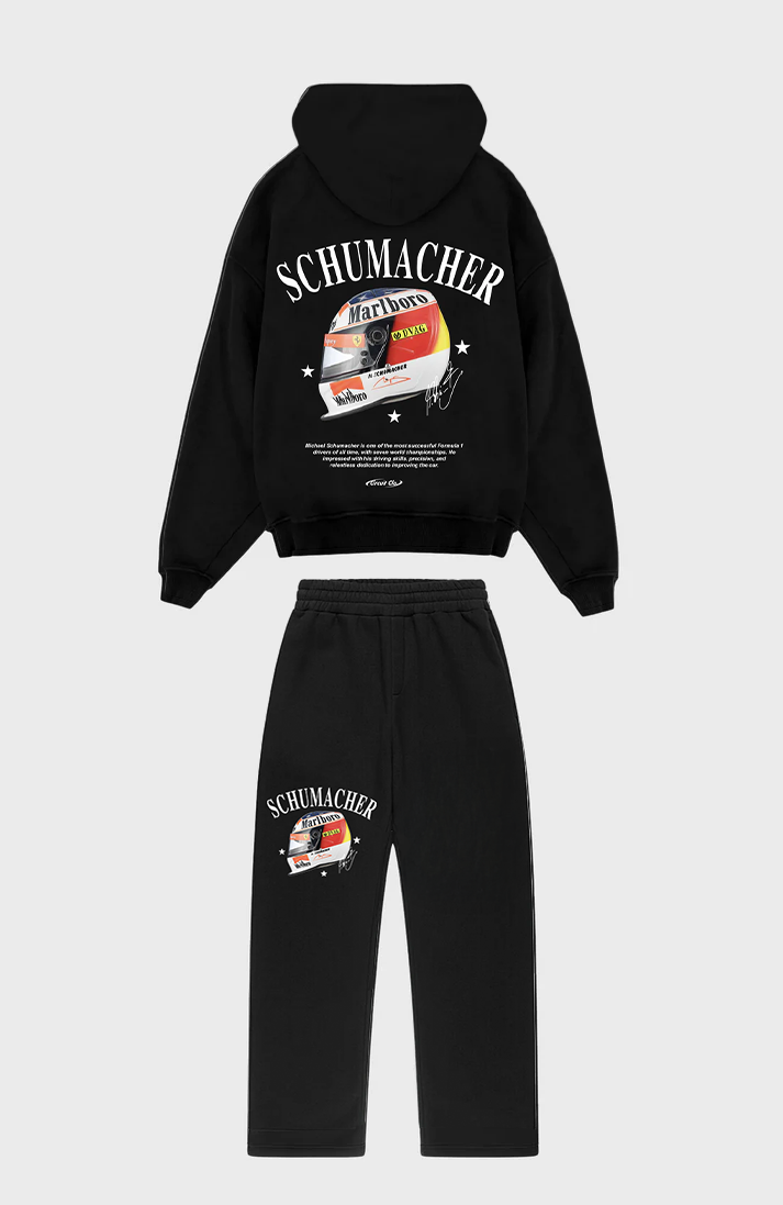 Schumacher F1 black Tracksuit