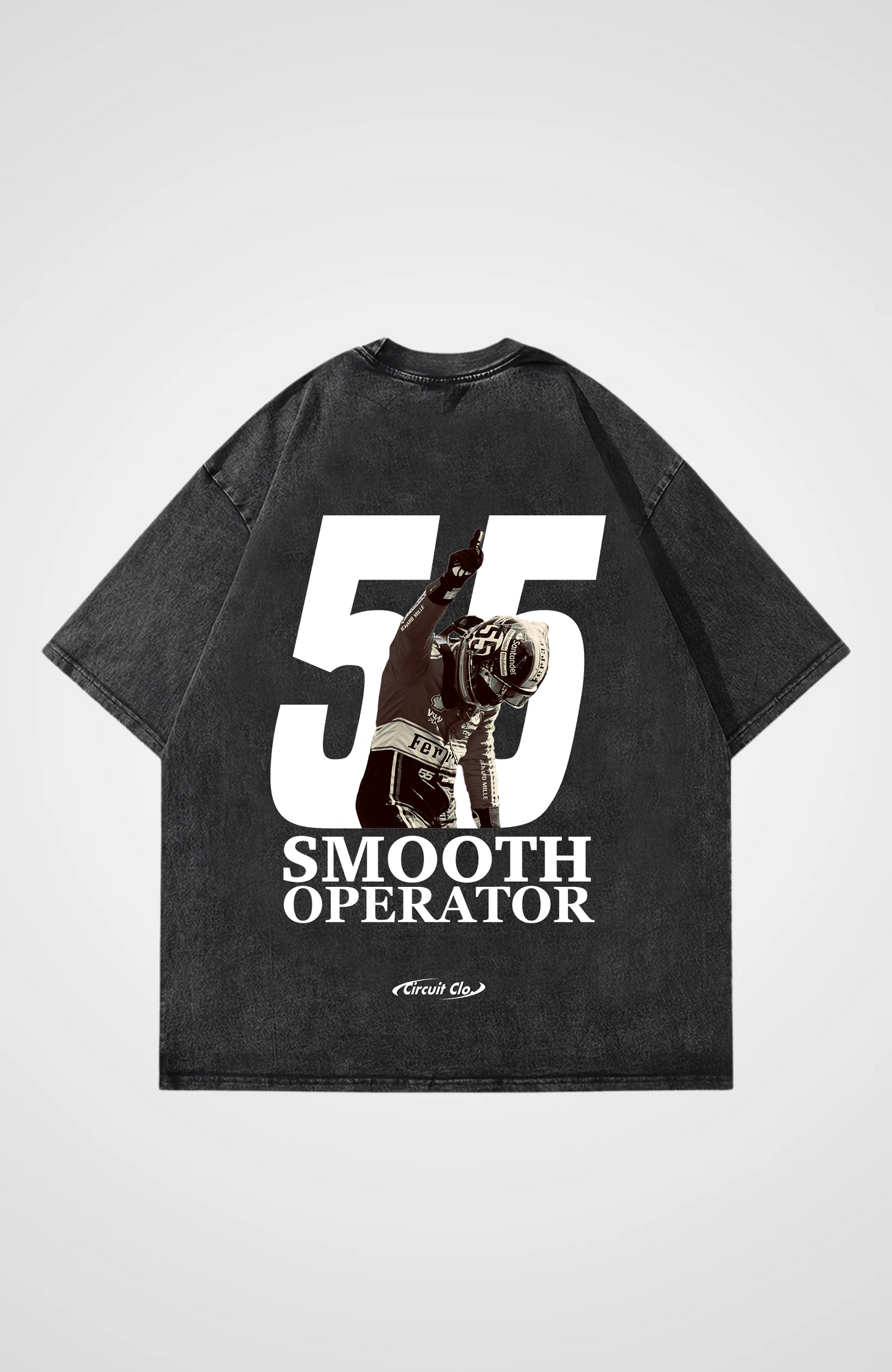 Smooth Operator washed oversized shirt