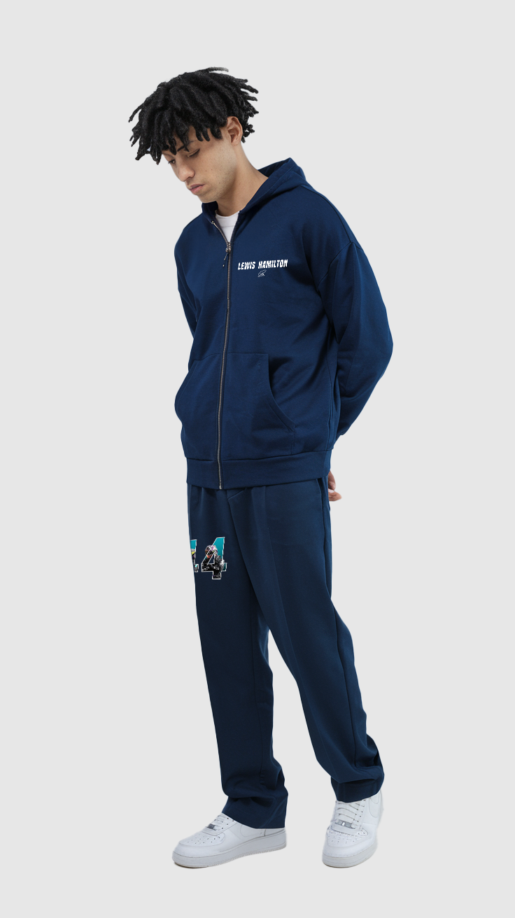 Lewis Hamilton Navy Blue Tracksuit