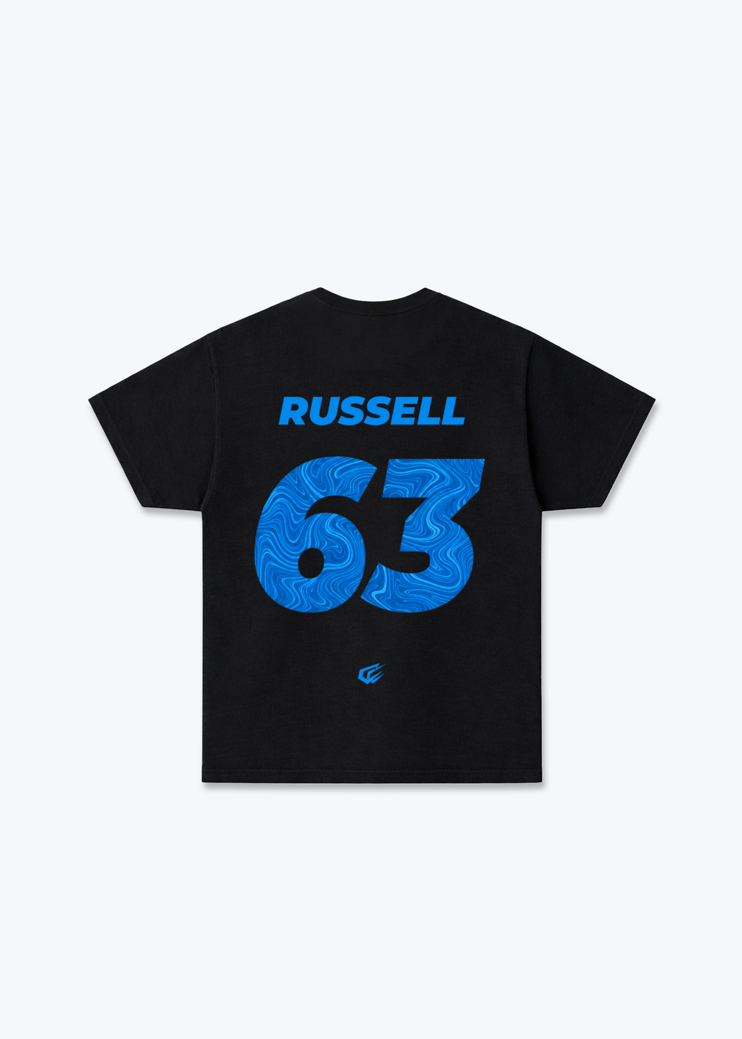 Russell 63 Regular Shirt - Black Back (Designed)