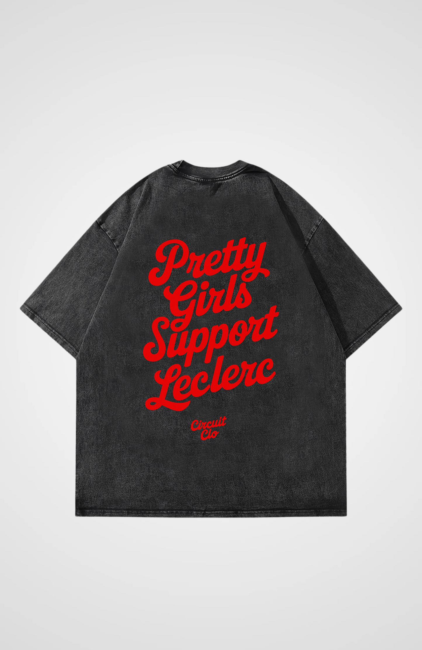 Pretty Girls support Leclerc washed shirt