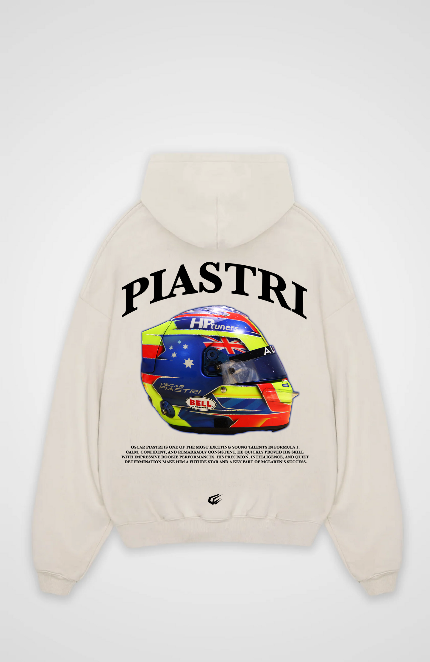 Piastri Helm Oversized Hoodie