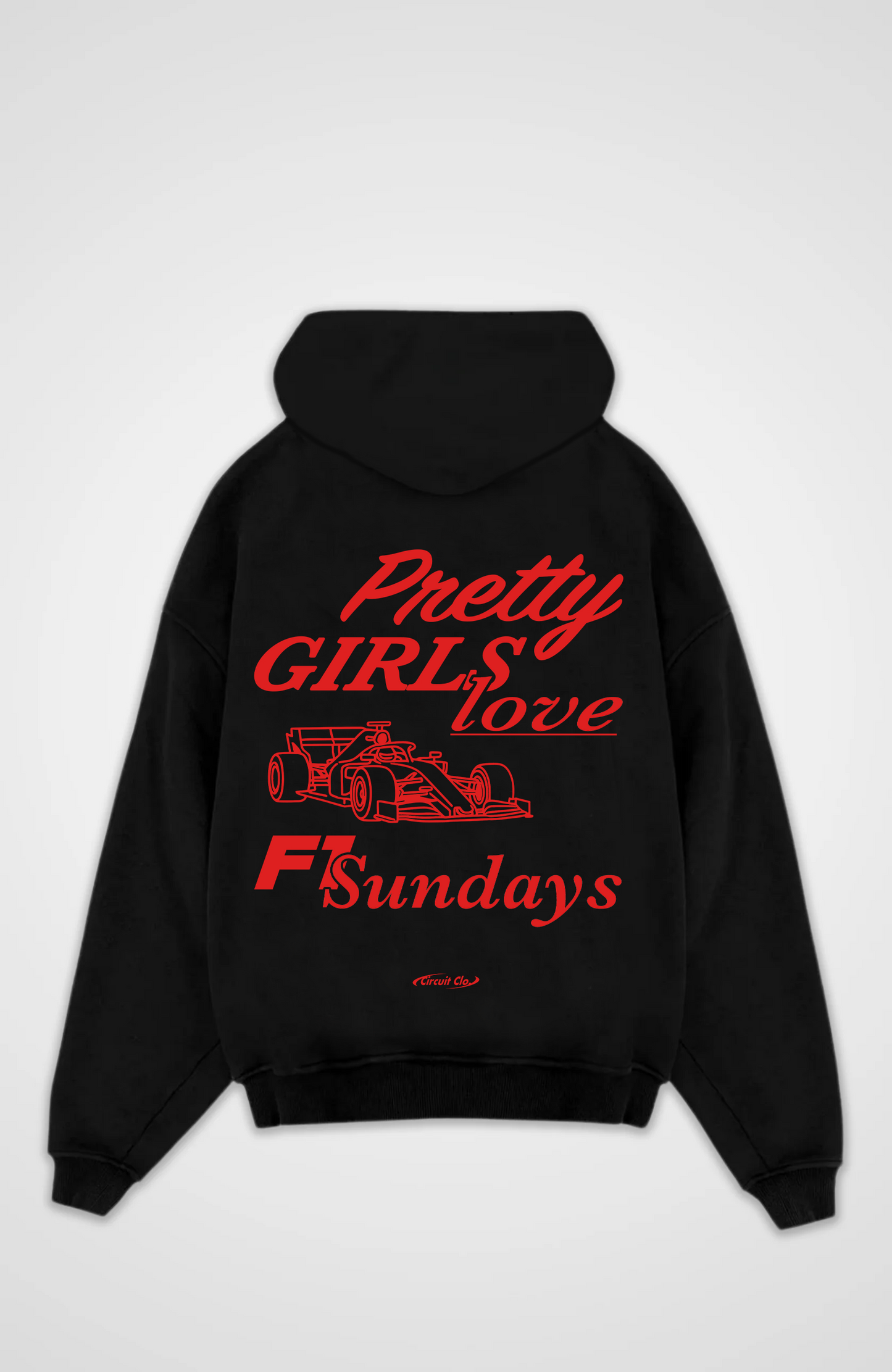 Pretty Girls love F1 Sundays Oversized Hoodie