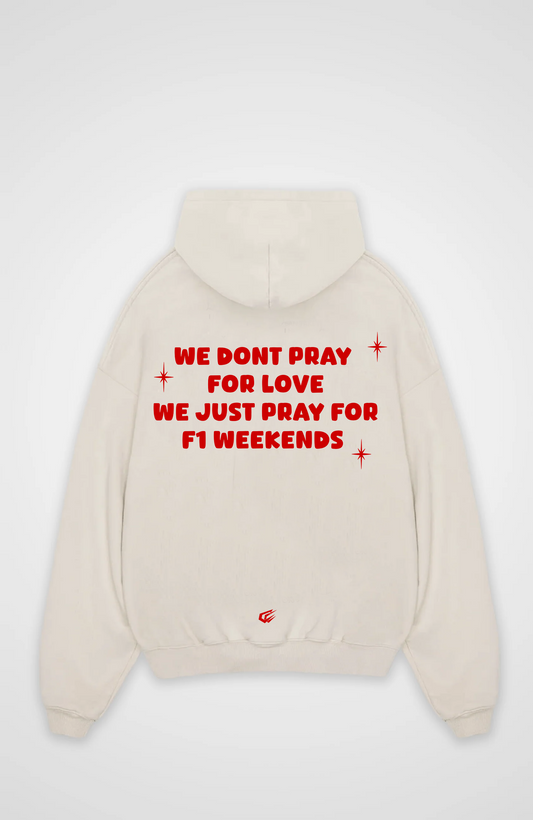 Pray for F1 weekends Oversized Hoodie