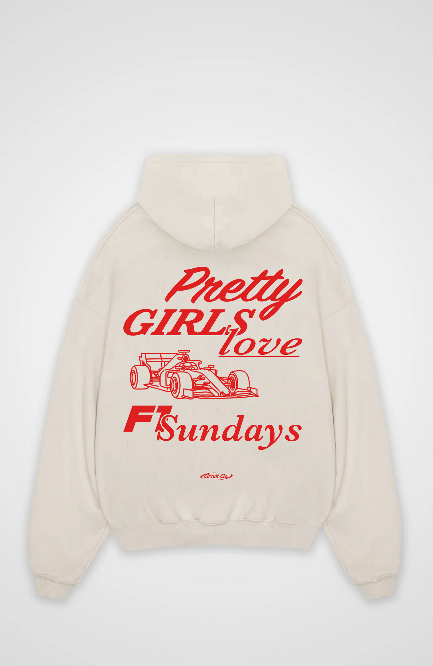 Pretty Girls love F1 Sundays Oversized Hoodie