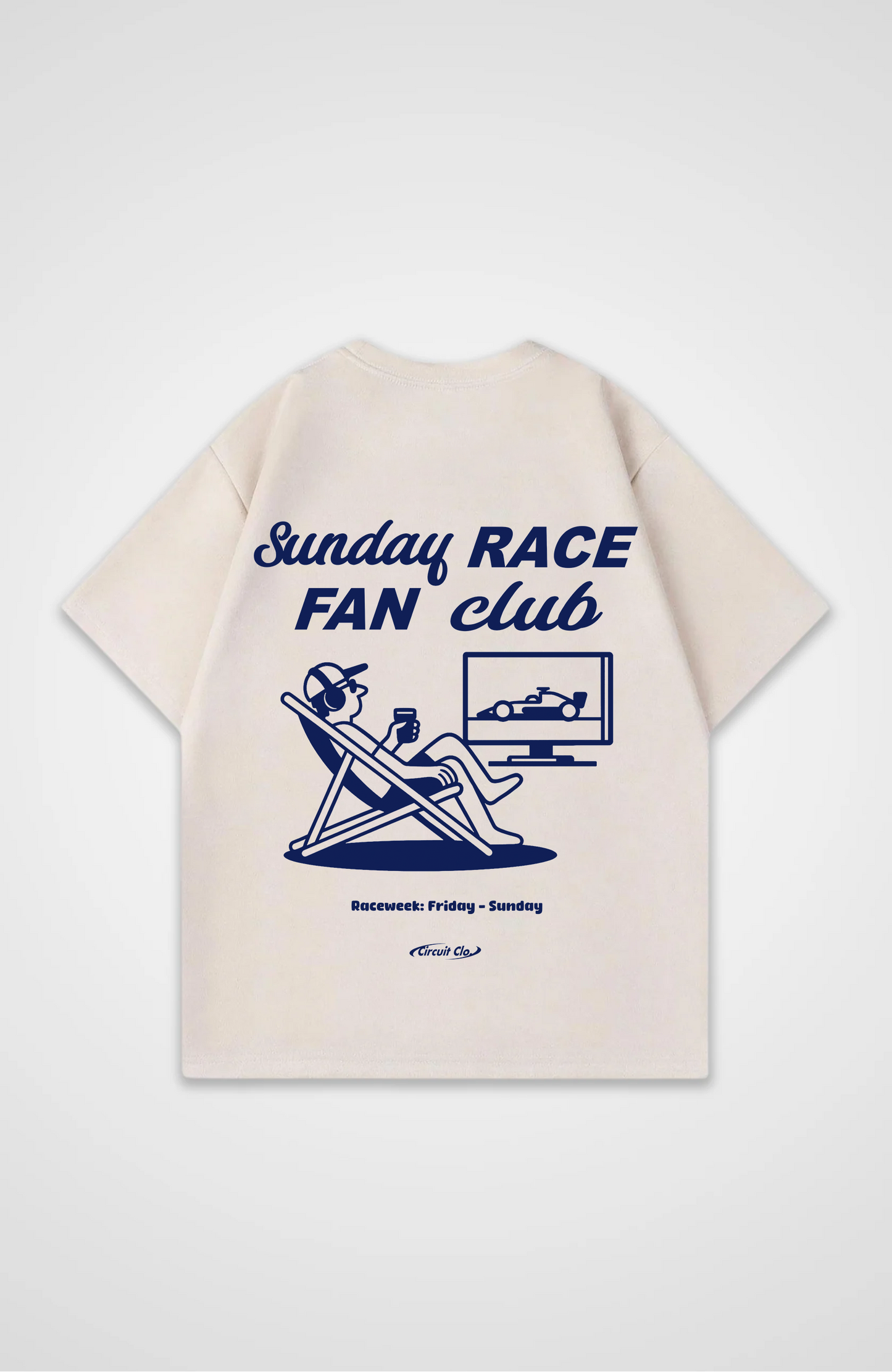 Sunday Race fan club Oversized Shirt
