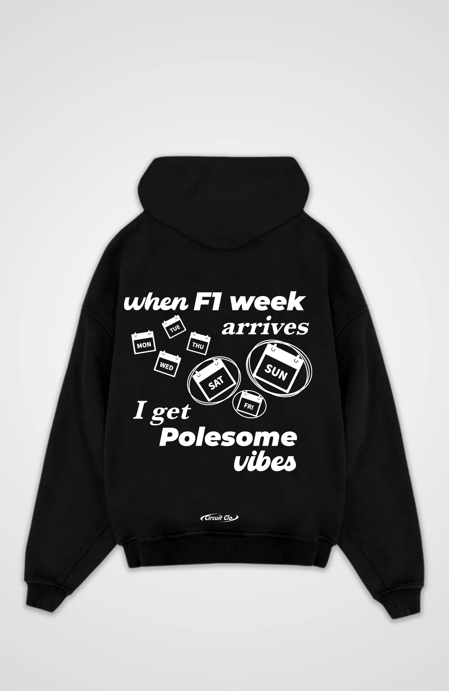 Polesome vibes Oversized Hoodie