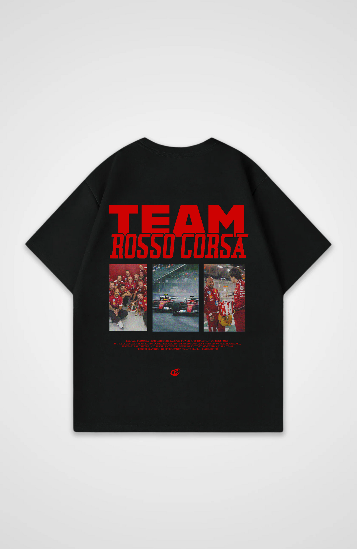Team Rosso Corsa Oversized Shirt