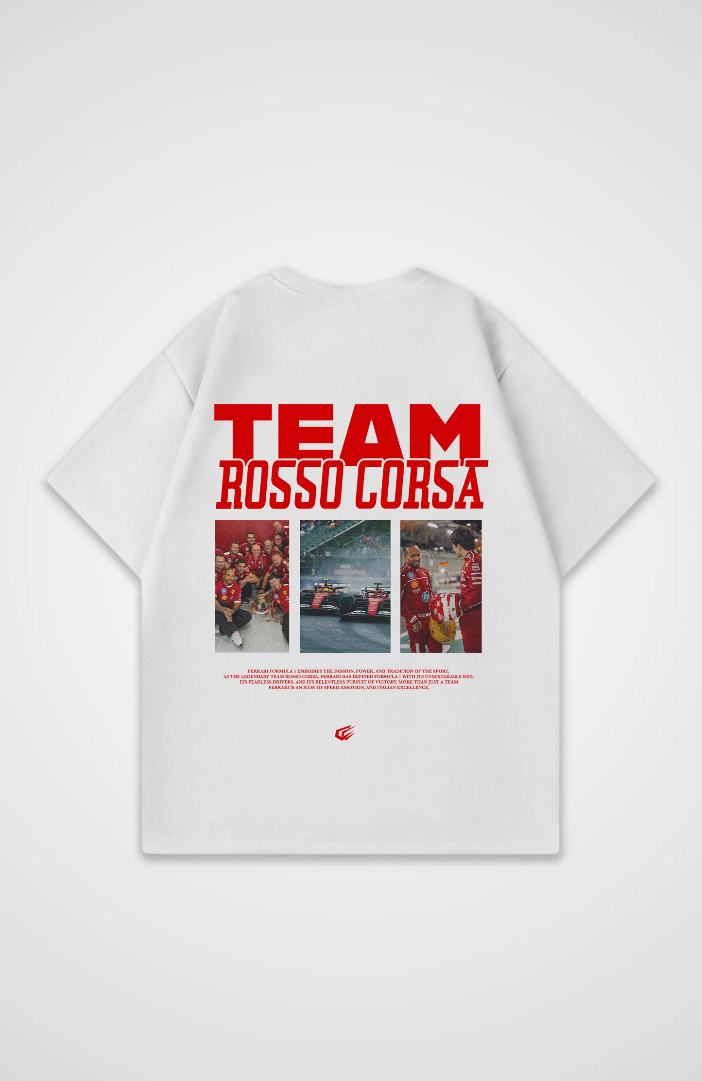 Team Rosso Corsa Oversized Shirt