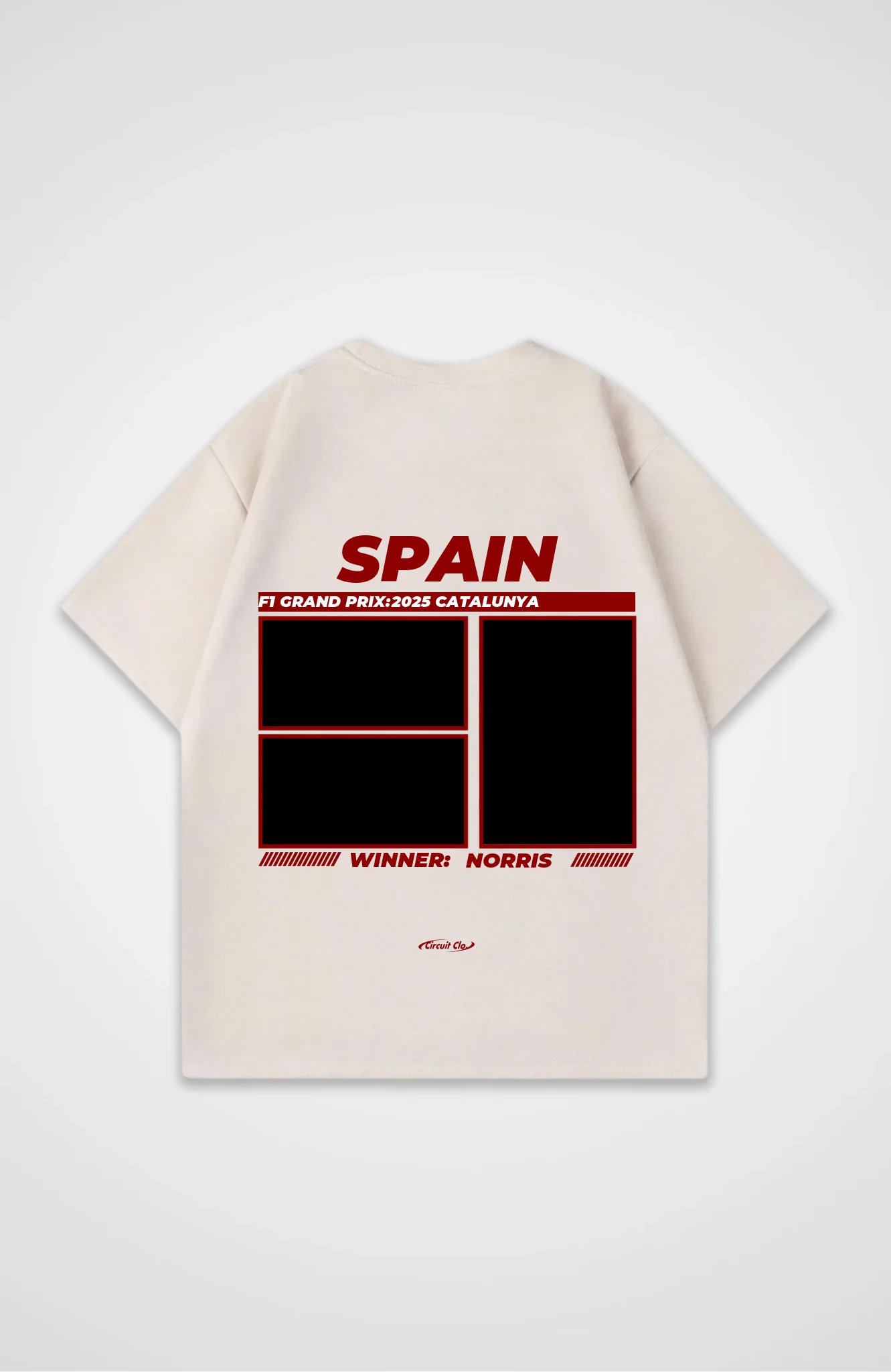 Oversized Shirt beige hinten