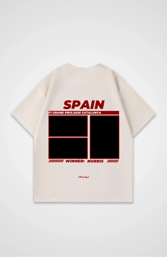 Oversized Shirt beige hinten