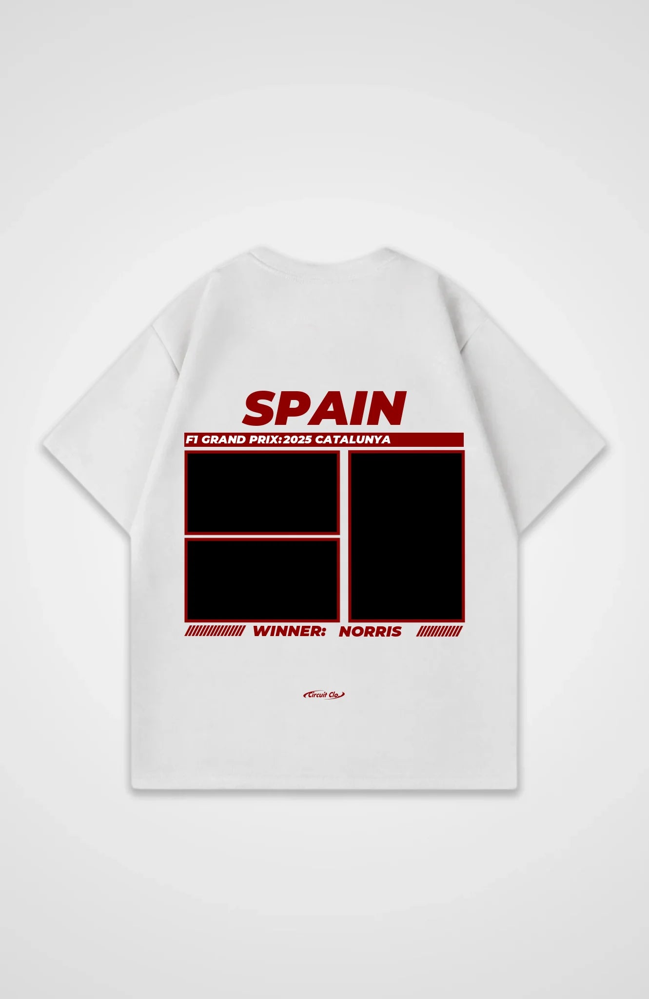 Oversized Shirt weiß hinten