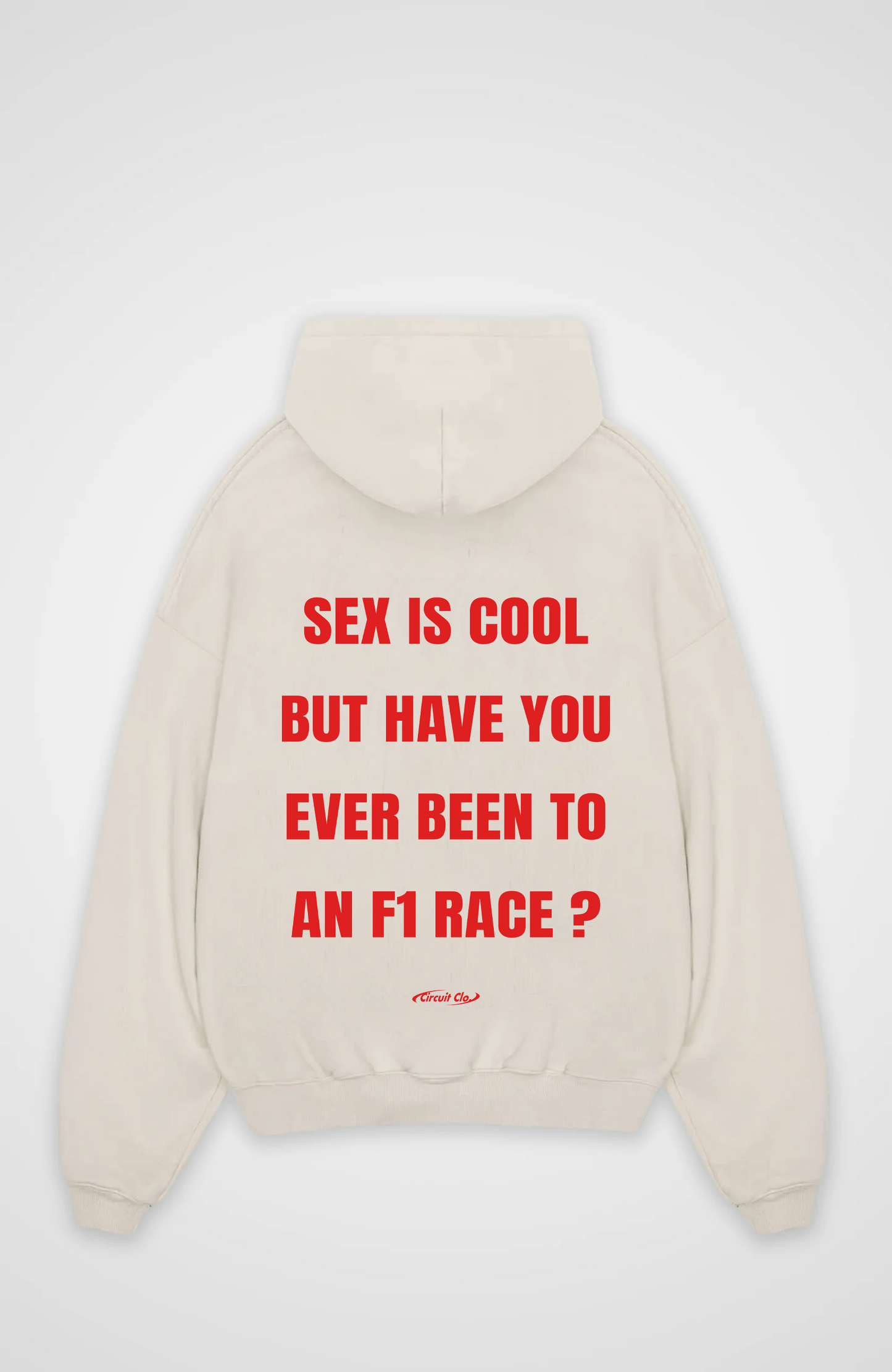 Sex is cool but F1 is better Oversized Hoodie