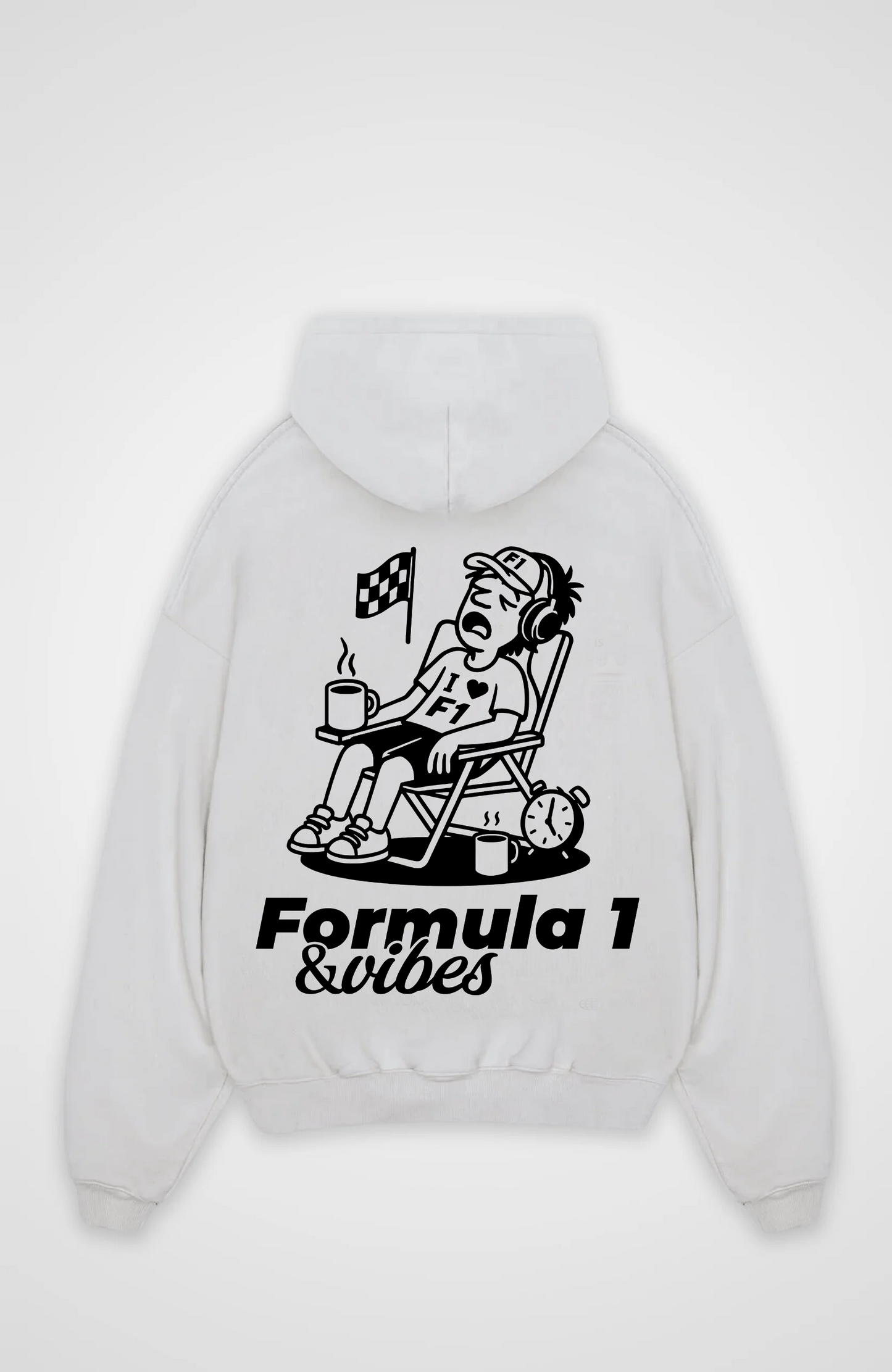 F1 & vibes Oversized Hoodie