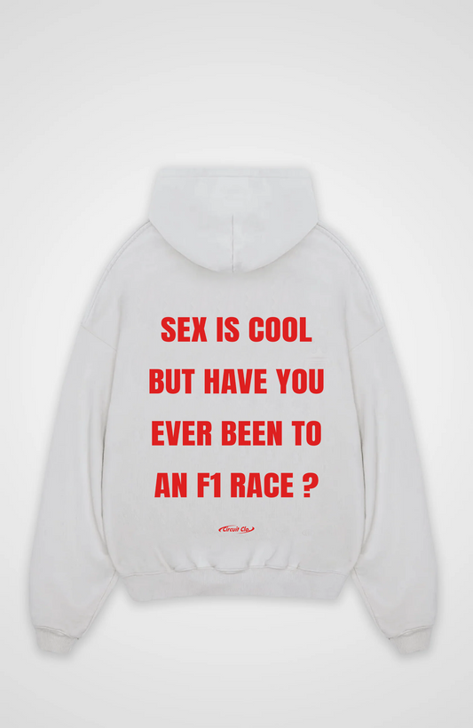 Sex is cool but F1 is better Oversized Hoodie
