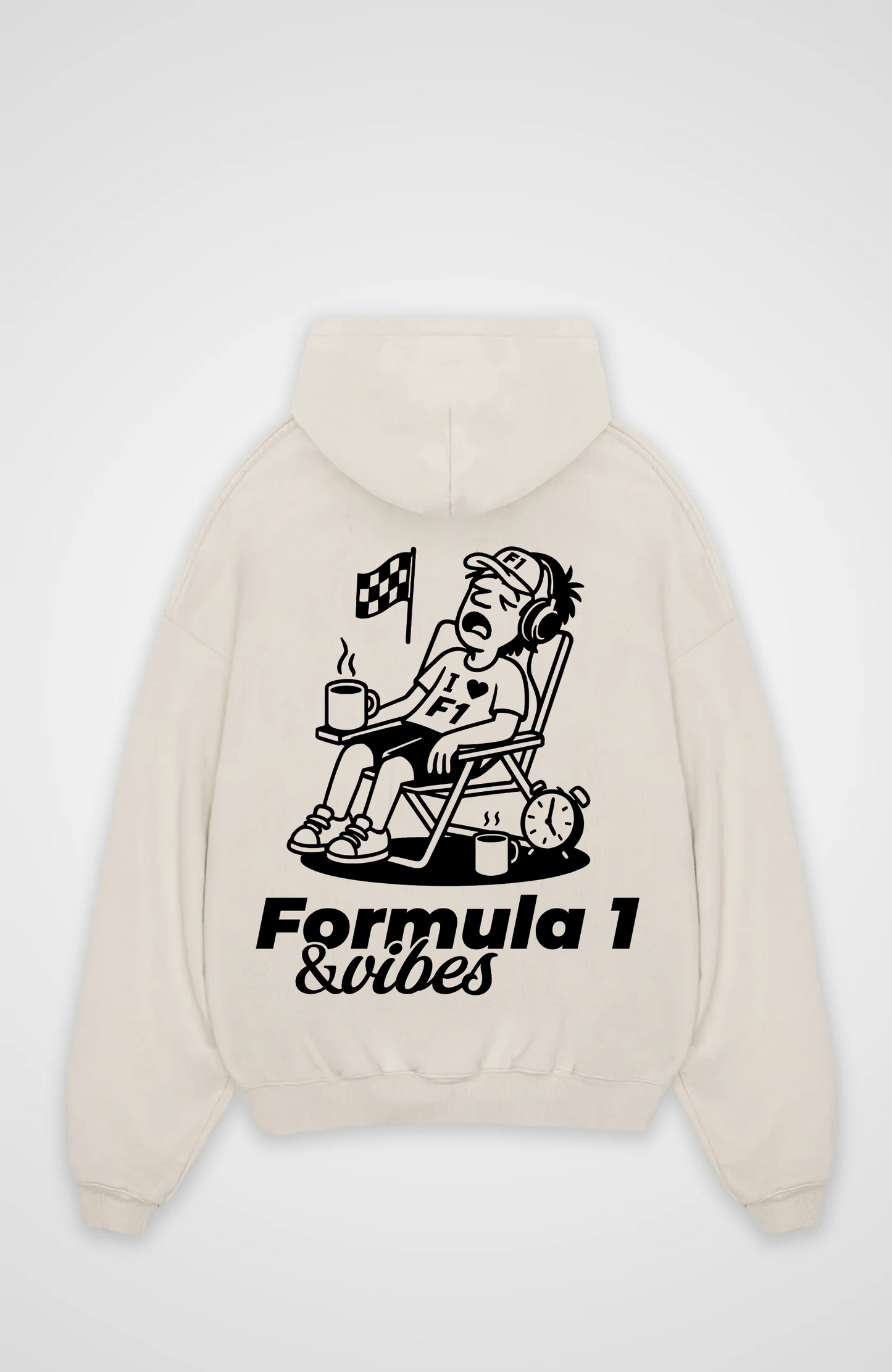F1 & vibes Oversized Hoodie