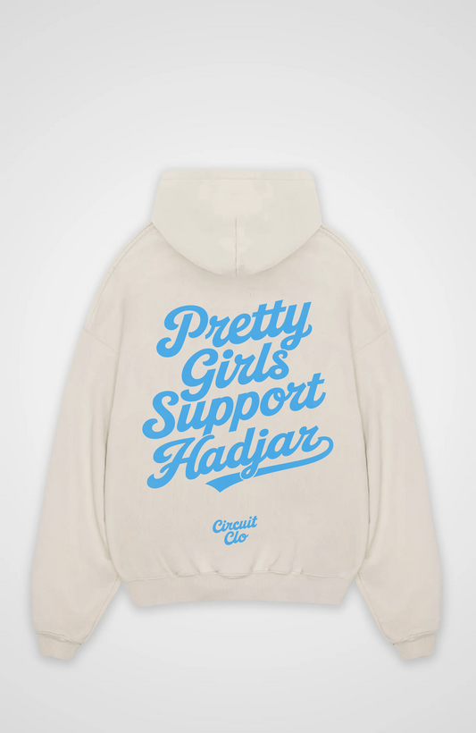 Pretty Girls Support Hadjar Oversized Hoodie