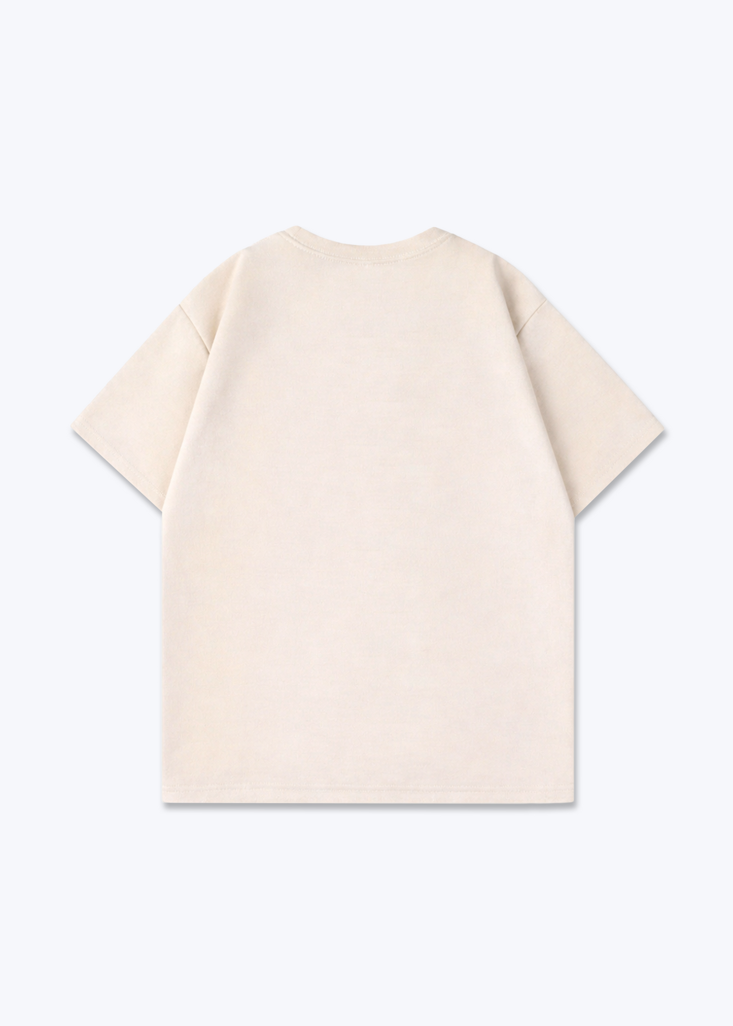 Abut Oversized Shirt - Beige Back Base