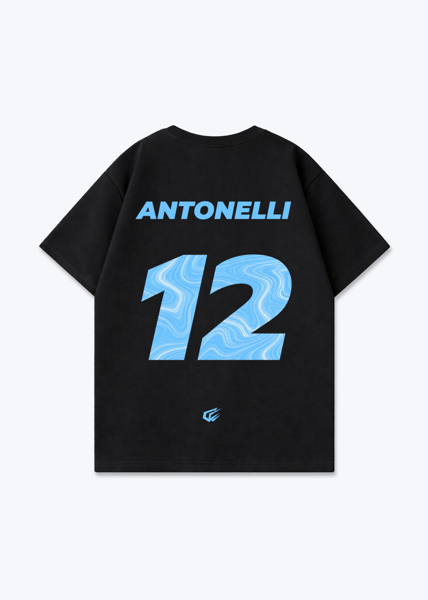 Antonelli 12 Oversized Shirt - Black Back (Designed)