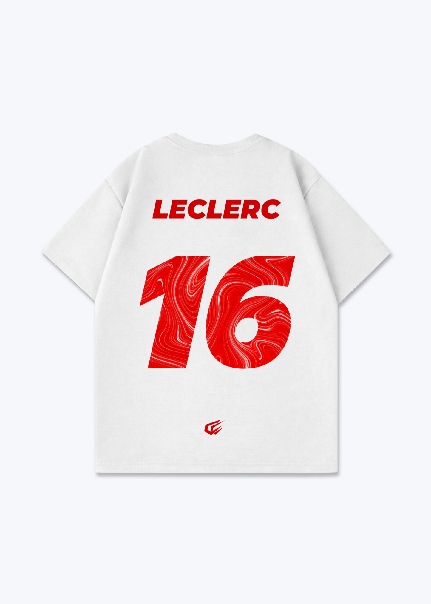 Leclerc 16 Oversized Shirt - White Back (Designed)