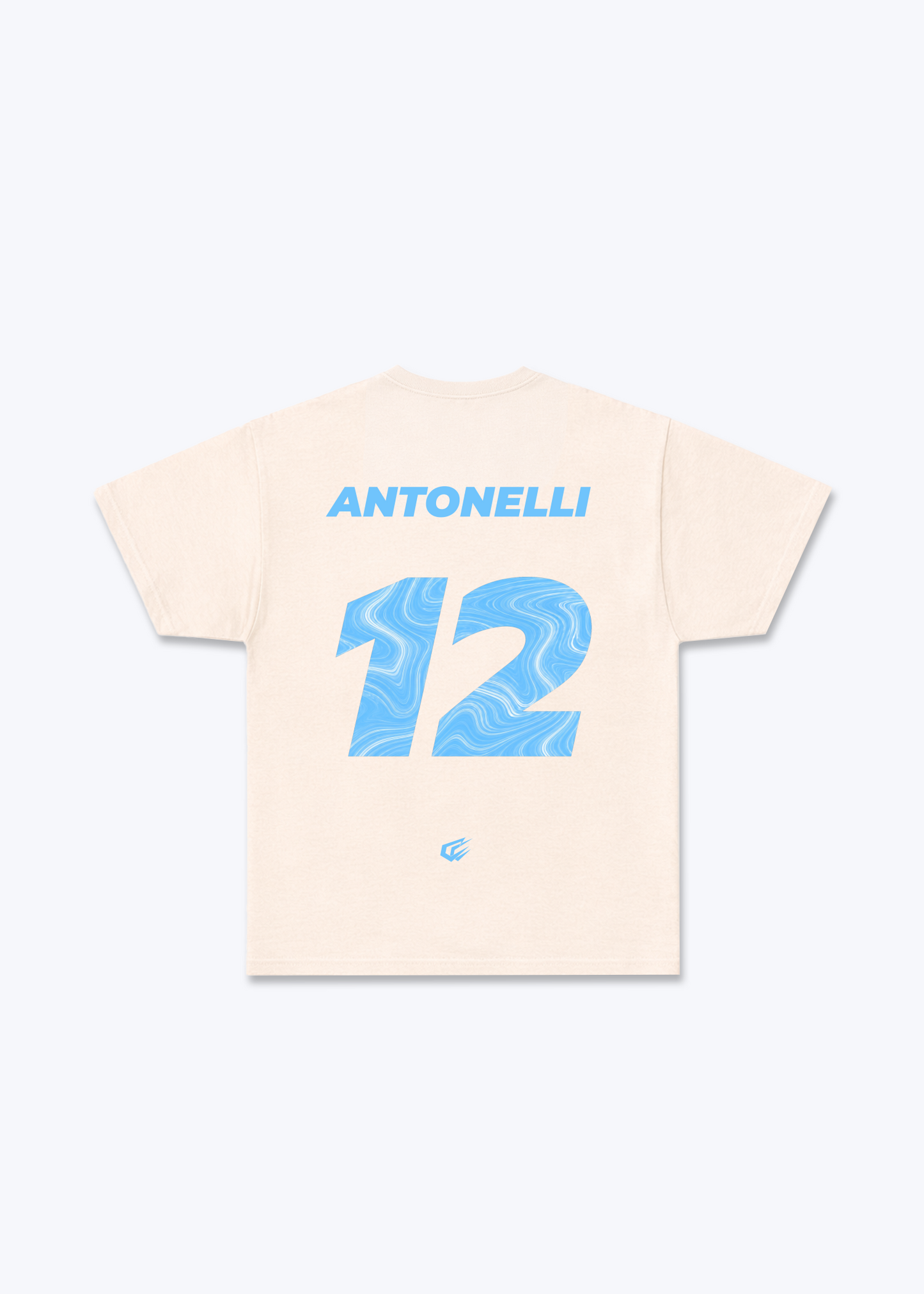 Antonelli 12 Regular Shirt - Beige Back (Designed)