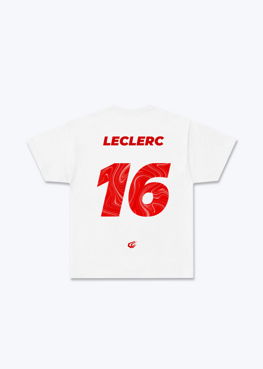 Leclerc 16 Regular Shirt - White Back (Designed)