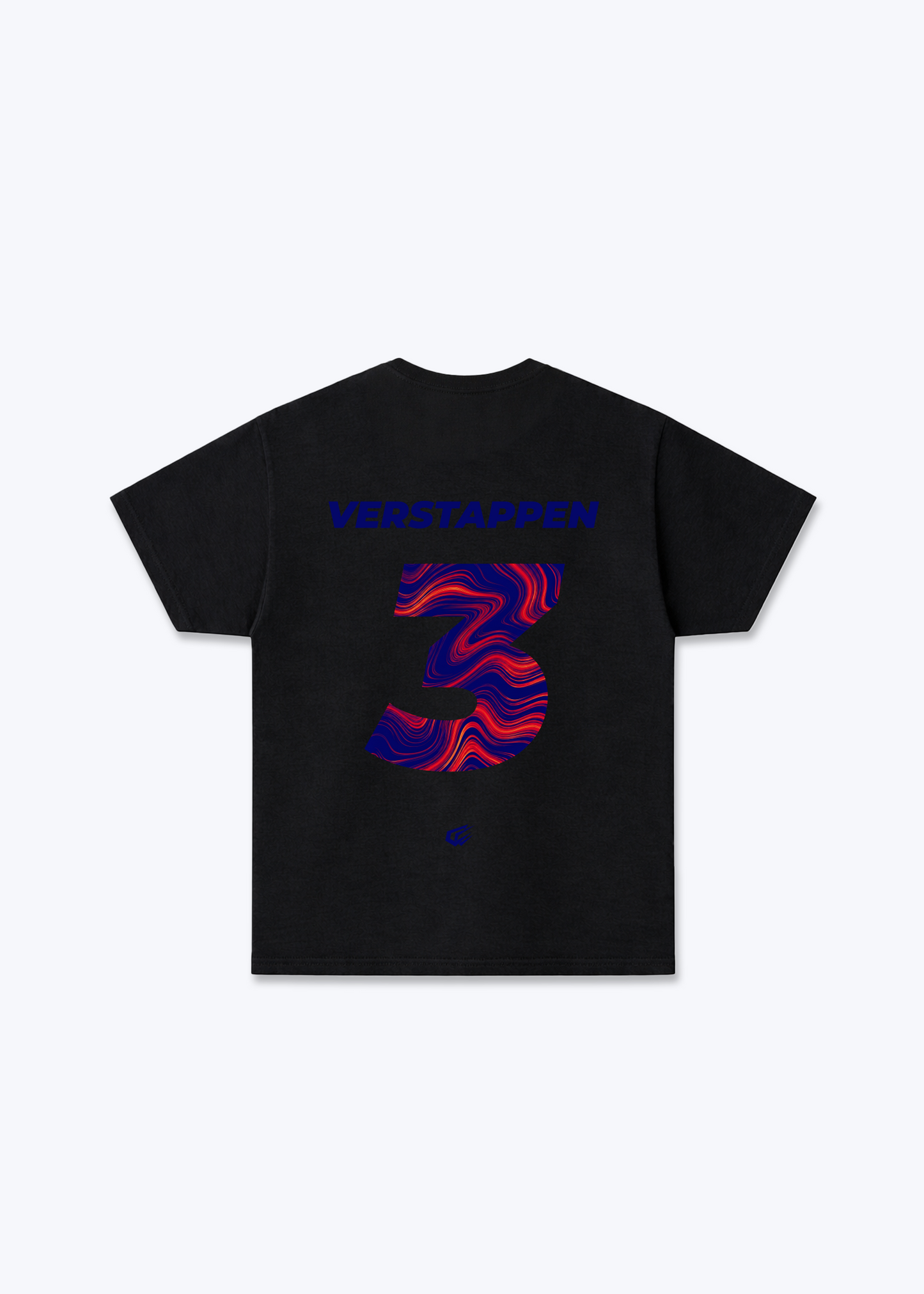 Verstappen 3 Regular Shirt - Black Back (Designed)