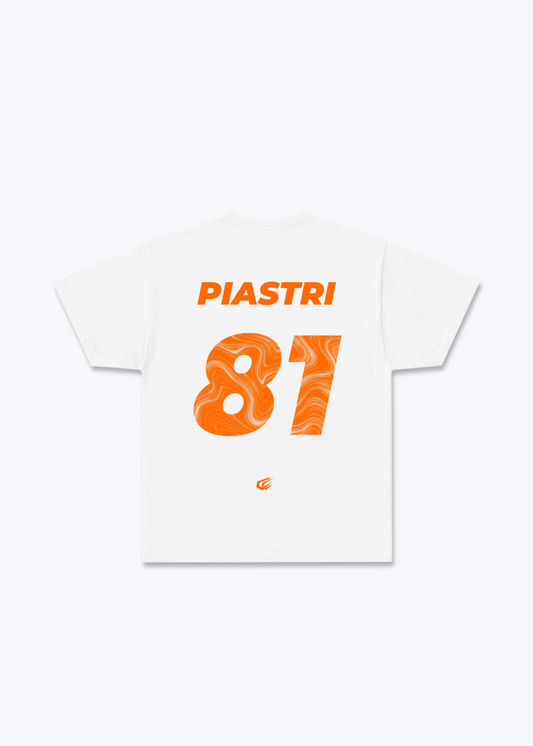 Piastri 81 Regular Shirt - White Back (Designed)