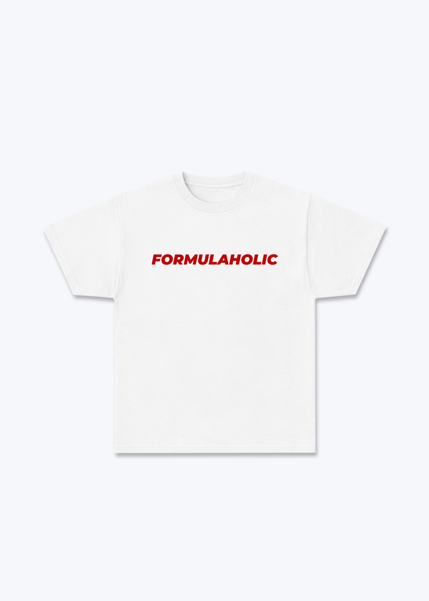 Formulaholic Regular Shirt - White Front (Designed)