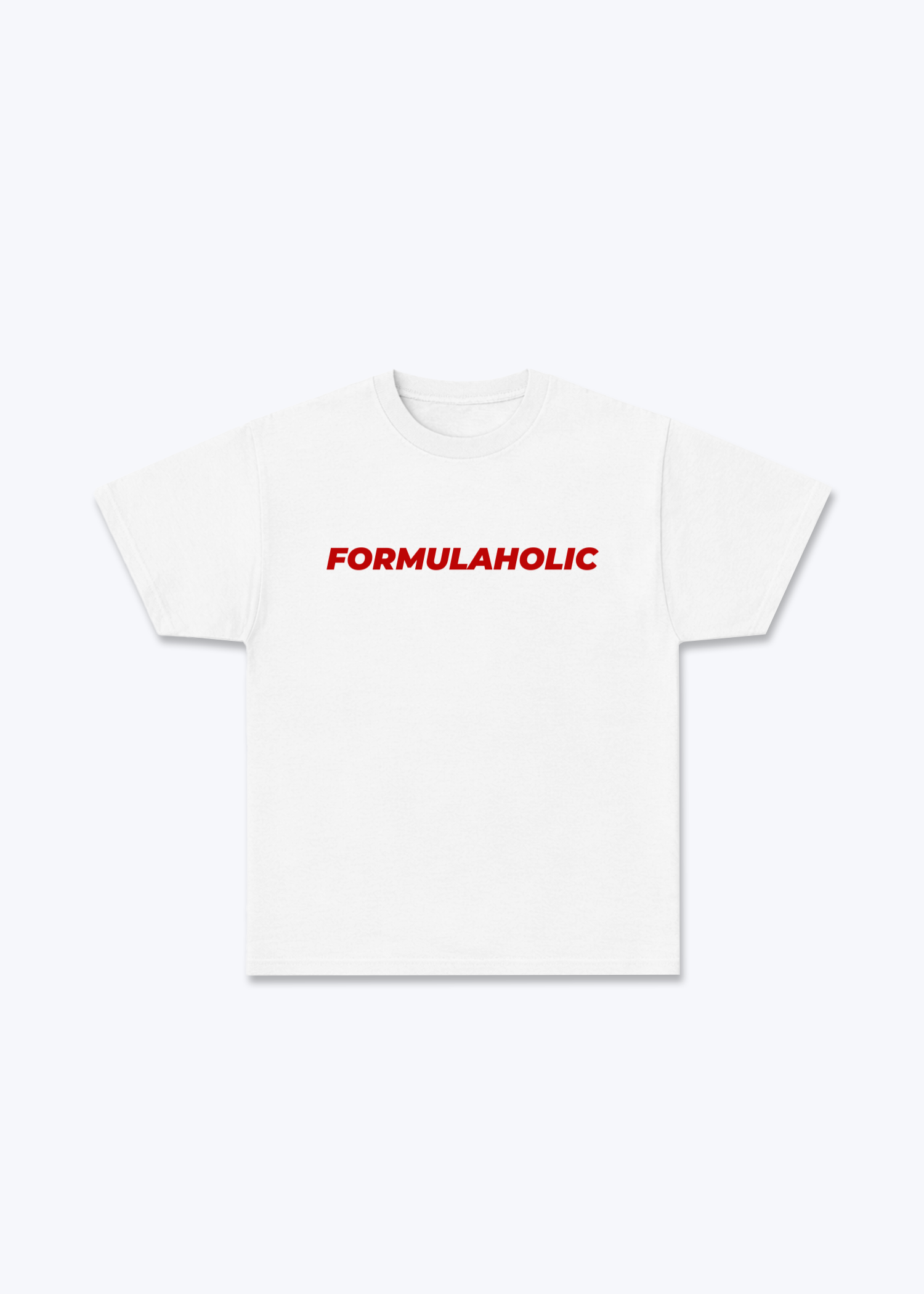 Formulaholic Regular Shirt - White Front (Designed)