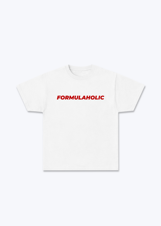 Formulaholic Regular Shirt - White Front (Designed)