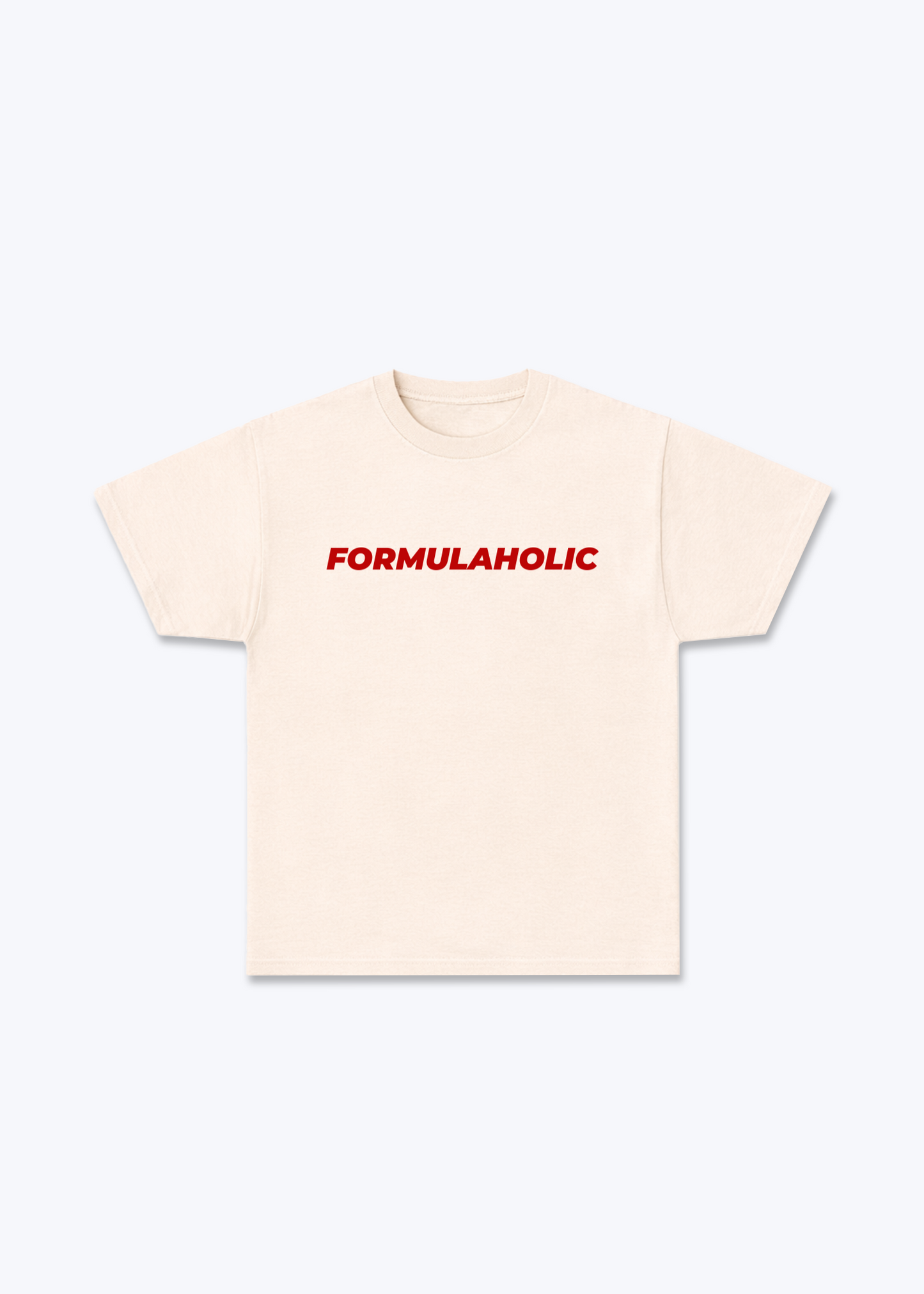 Formulaholic Regular Shirt - Beige Front (Designed)