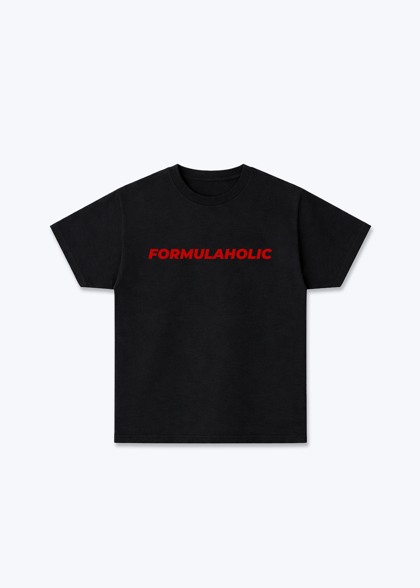 Formulaholic Regular Shirt - Black Front (Designed)