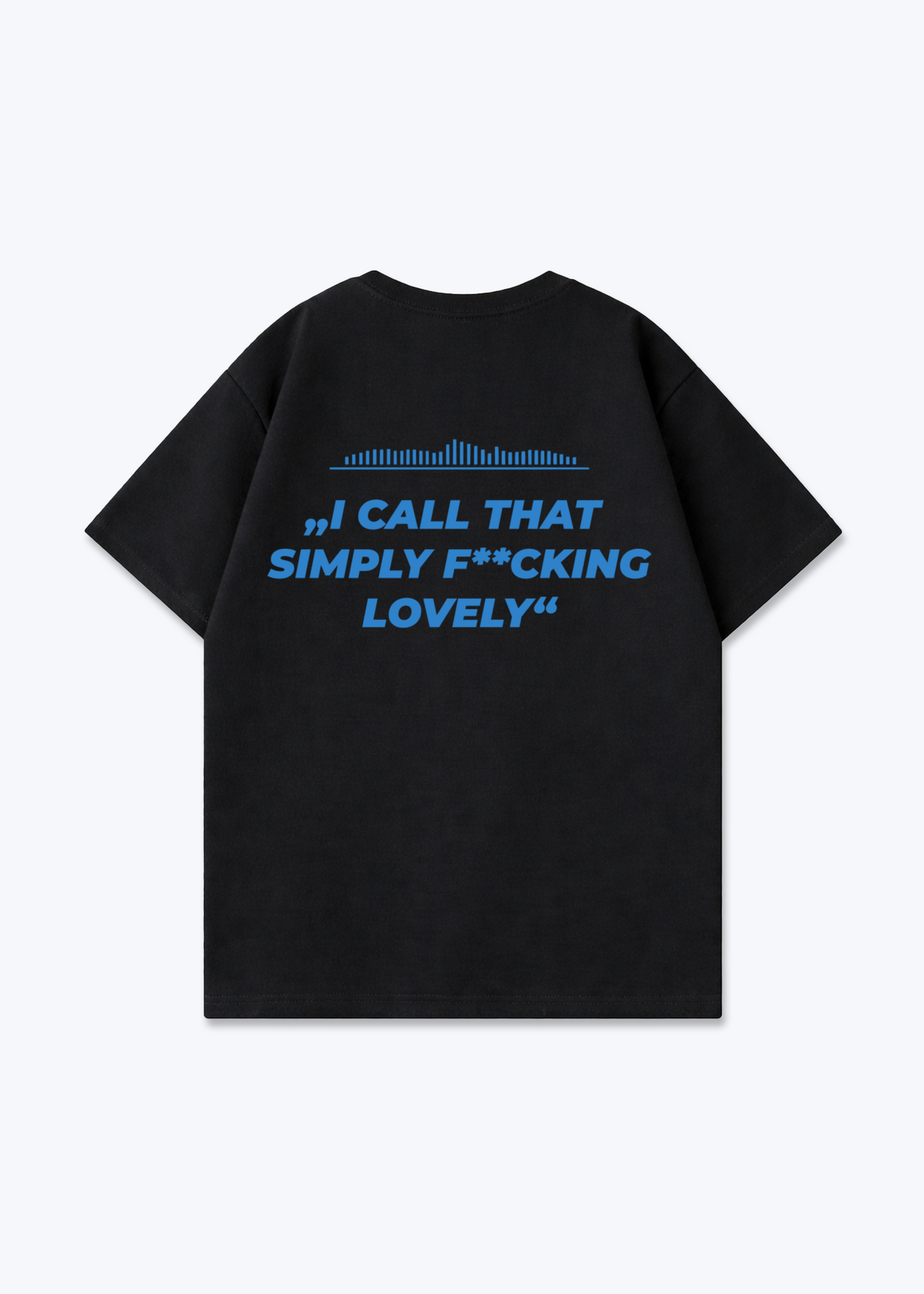 I call that Simply Lovely V2 Oversized Shirt - Black Back (Designed)