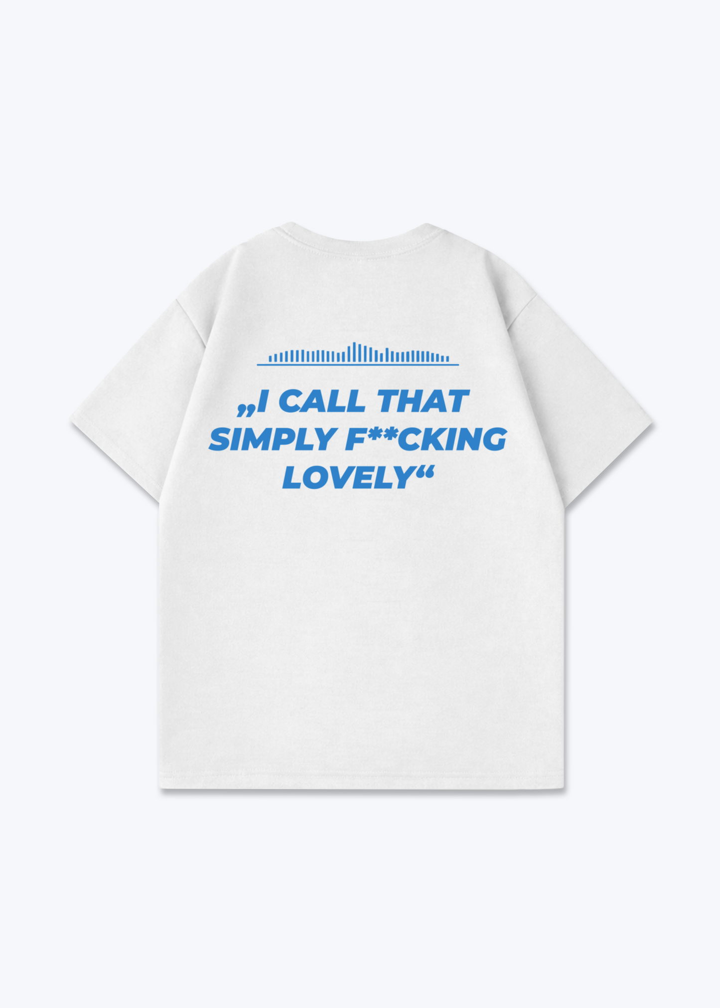 I call that Simply Lovely V2 Oversized Shirt - White Back (Designed)