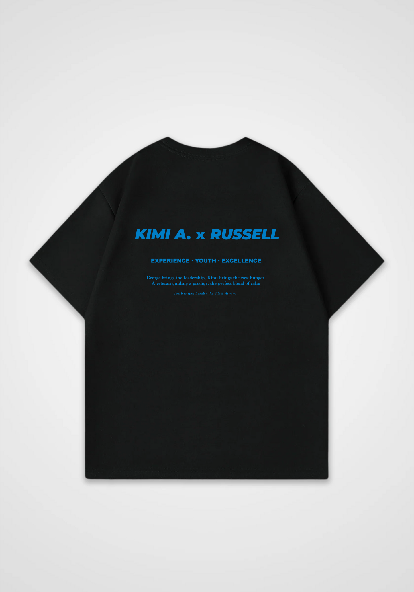 Kimi x Russell Oversized Shirt - Black Back (Designed)