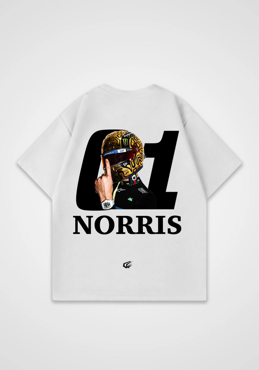 Norris 01 Oversized Shirt - White Back (Designed)