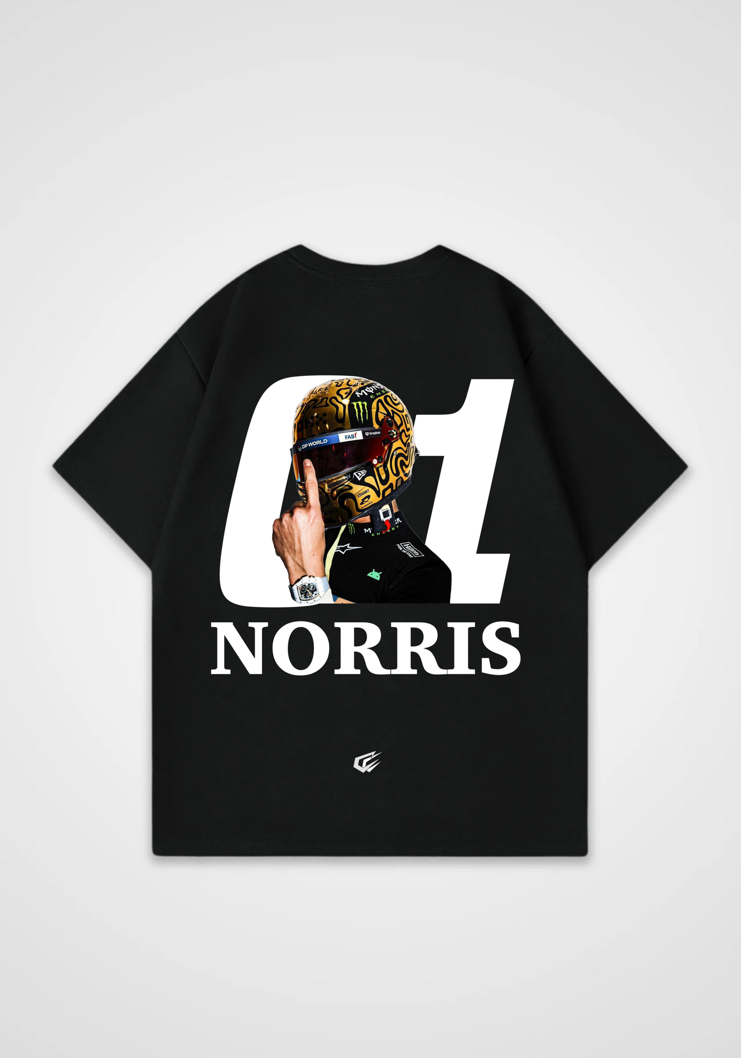 Norris 01 Oversized Shirt - Black Back (Designed)