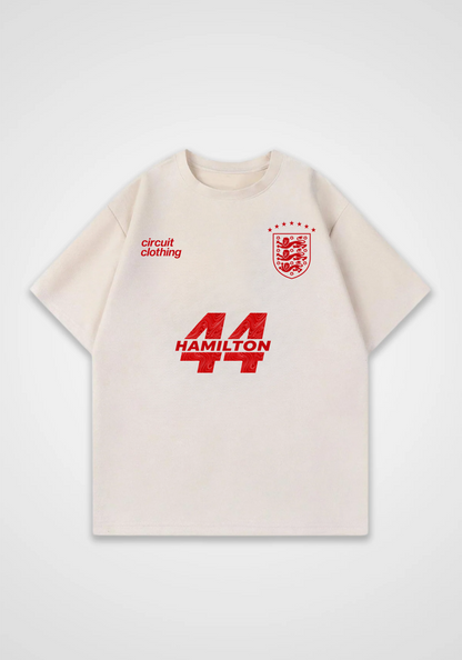 Hamilton Jersey Oversized Shirt - Beige Front (Designed)