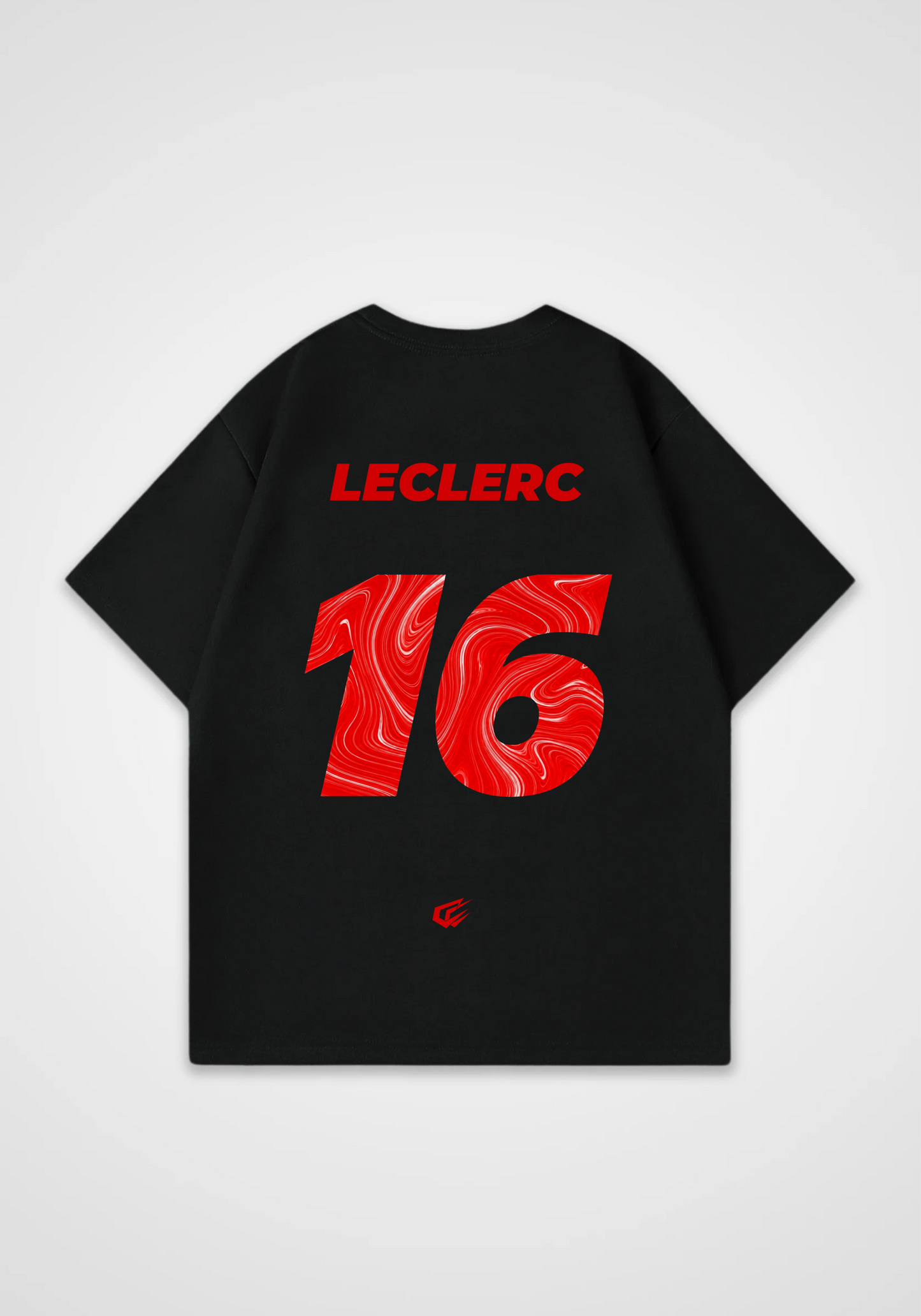 Leclerc Jersey Oversized Shirt - Black Back (Designed)